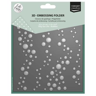 Vaessen Creative Carla Creates Embossing Folder - Bubbles